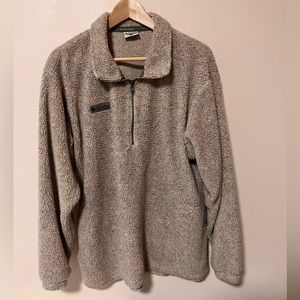 VINTAGE sherpaColumbia pull over
